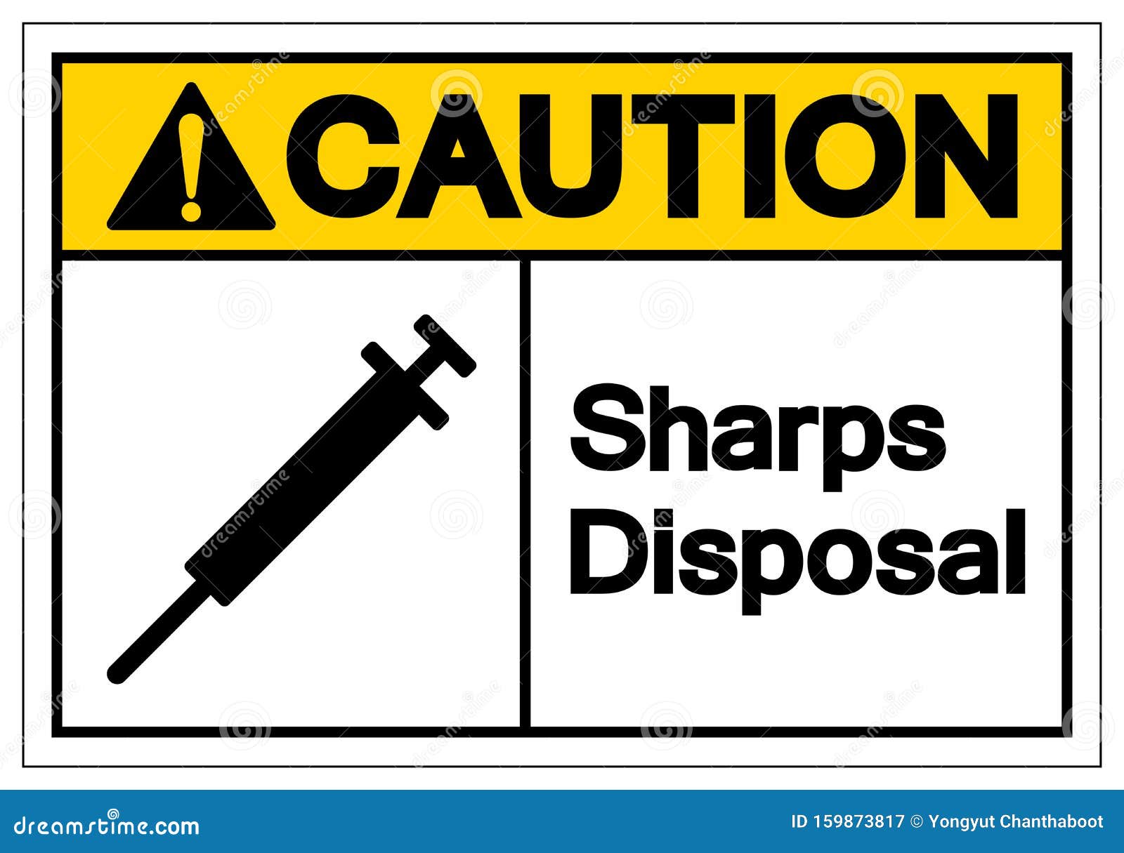 Sharps Container Label