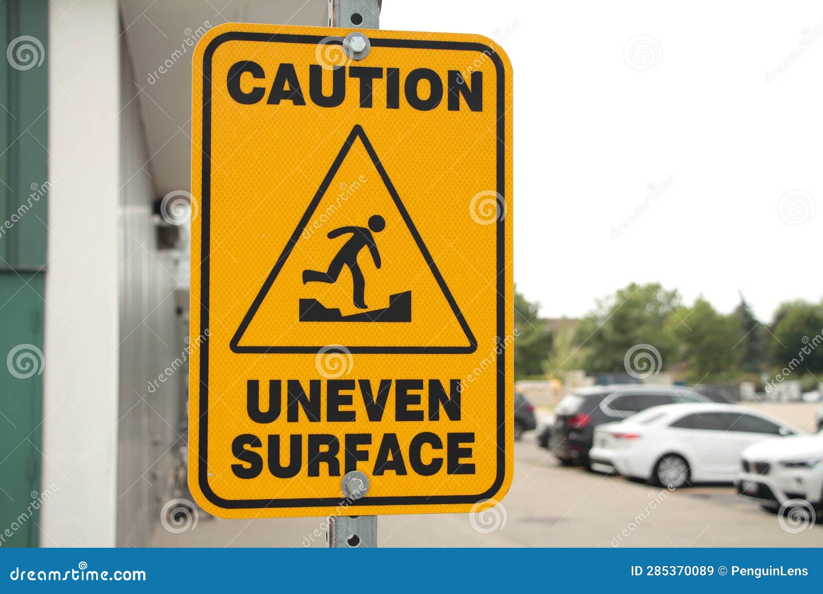 Caution Uneven Surface Sign with Caption and Illustration Picture of Person  Stock Image - Image of concept, danger: 285370089, image size:1600x1156