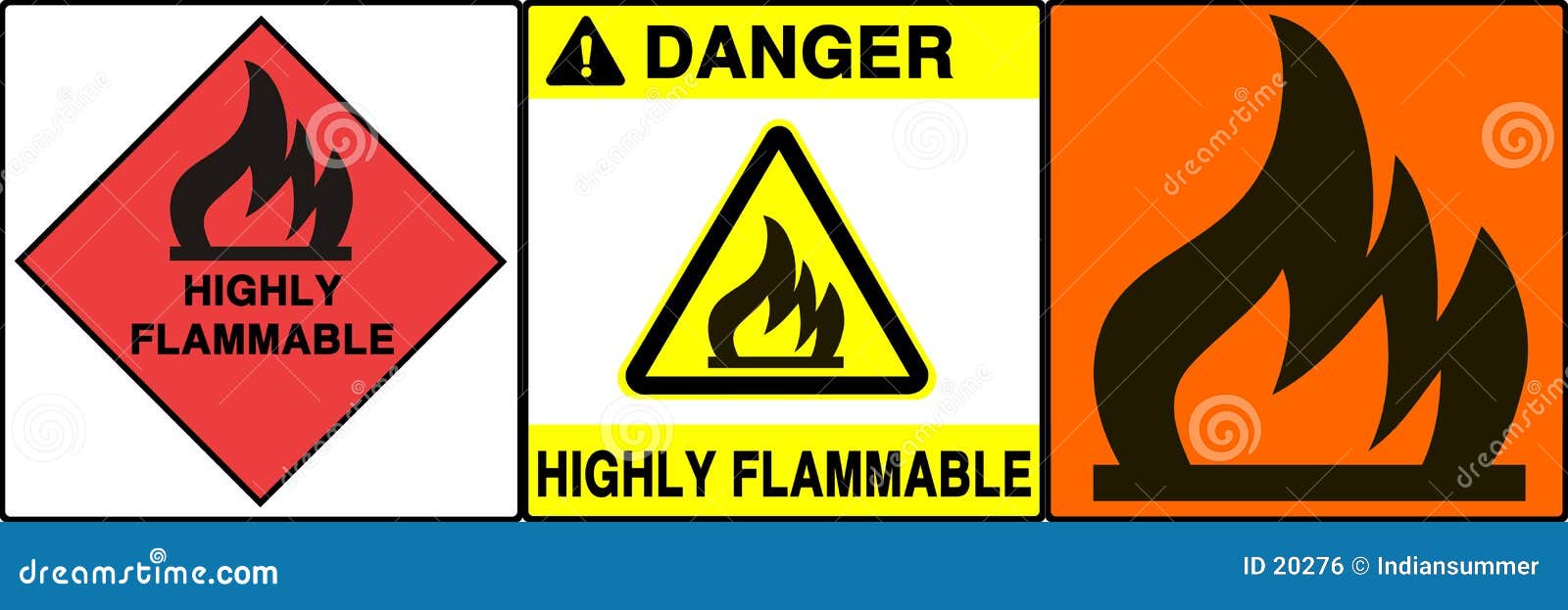 Caution/warning Signs Set, VI Stock Illustration Illustration of dangerous, notice 20276