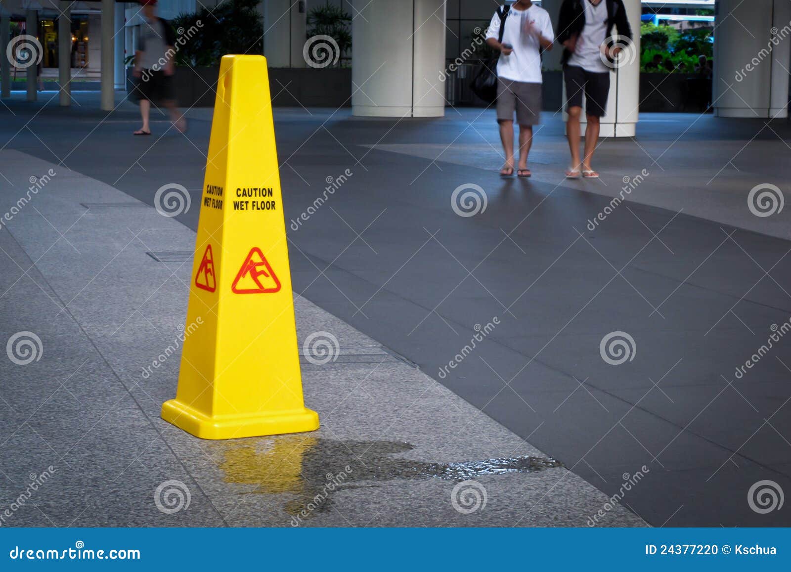 caution wet floor