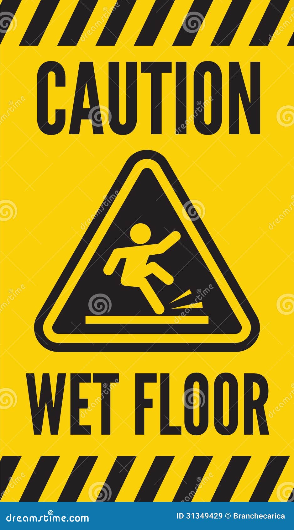 caution wet floor