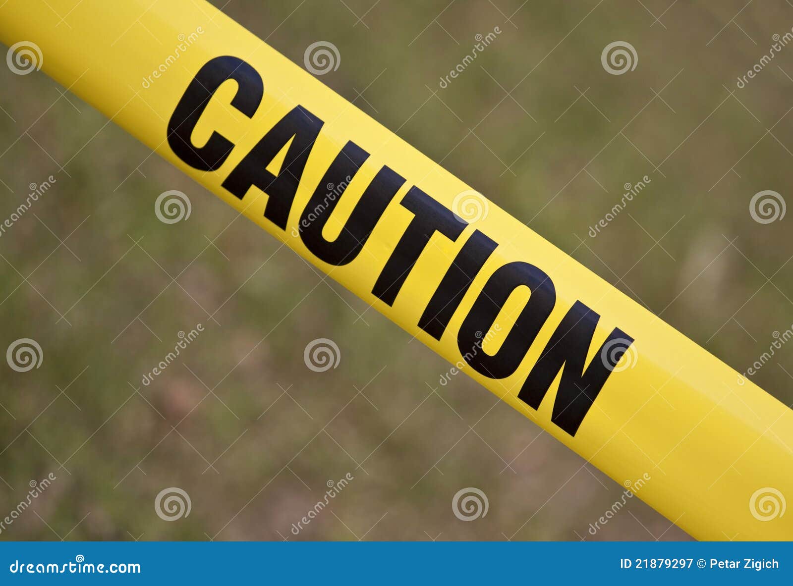Caution yellow tape stock image. Image of construction 21879297
