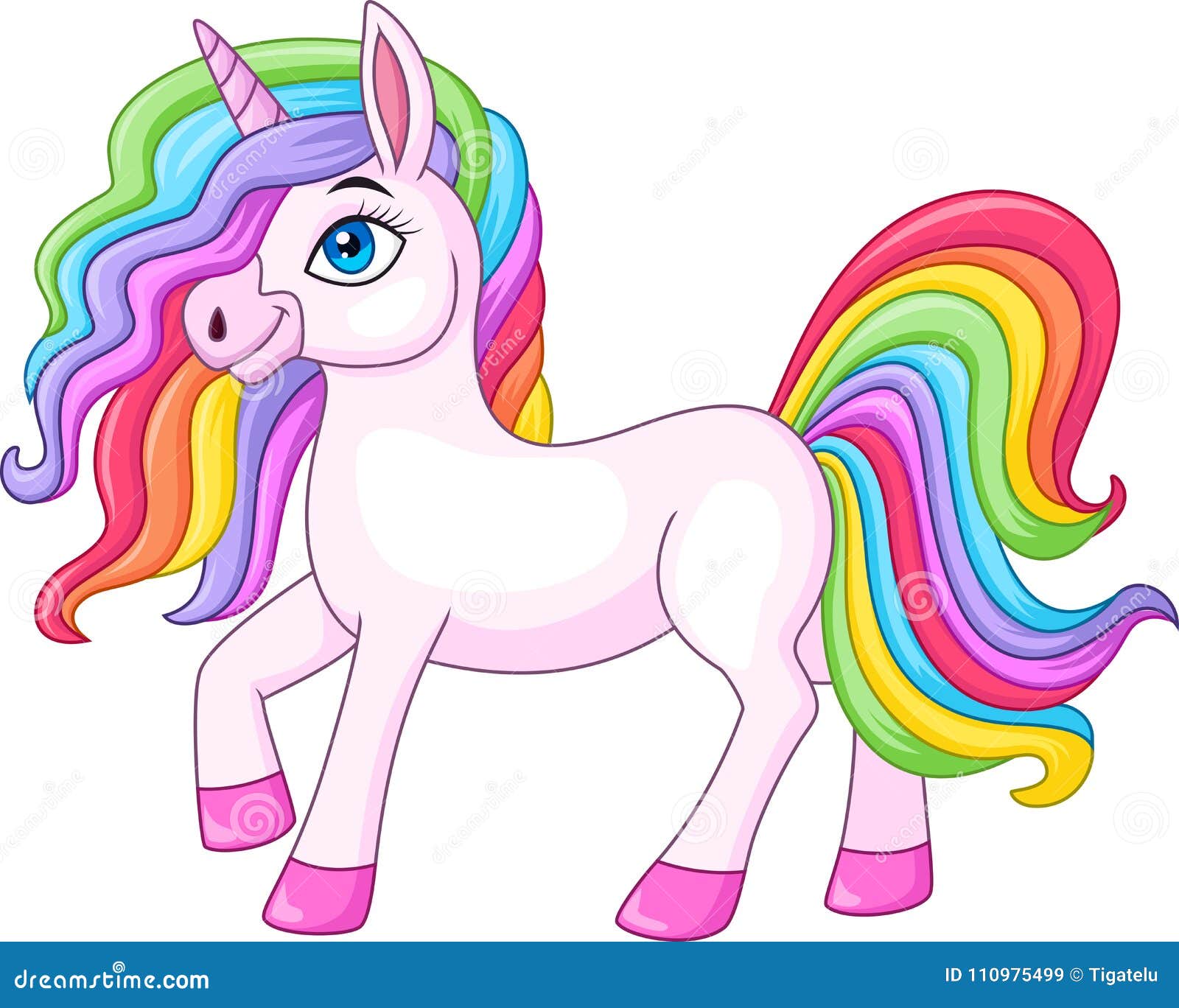 cavallo dell unicorno dell arcobaleno fumetto cavallo dell unicorno dell arcobaleno fumetto