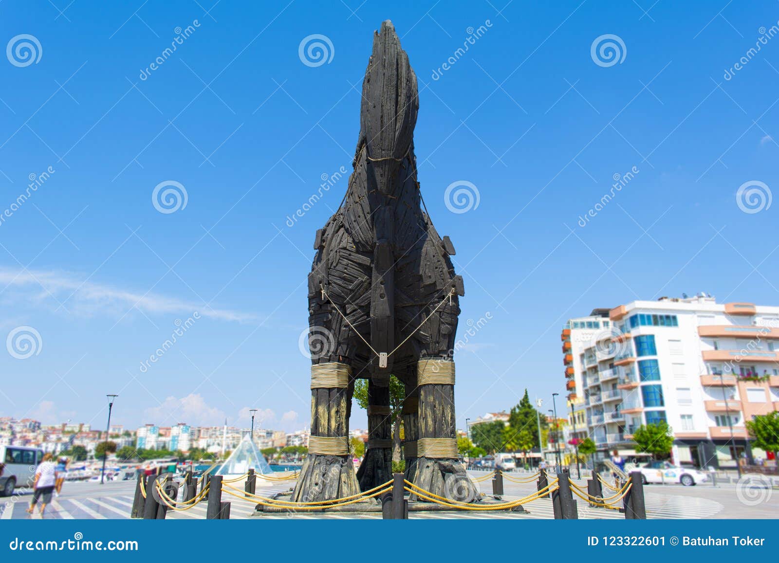 Cavalo de tróia em canakkale squareturquia