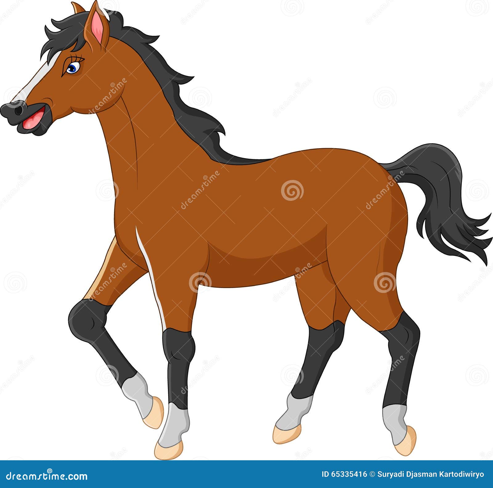 Desenho Dos Desenhos Animados Do Cavalo, Ilustração Do Vetor Cavalo Marrom  Pintado Bonito Engraçado Com Os Olhos Azuis Isolados N Ilustração do Vetor  - Ilustração de pintado, cartoon: 121143800