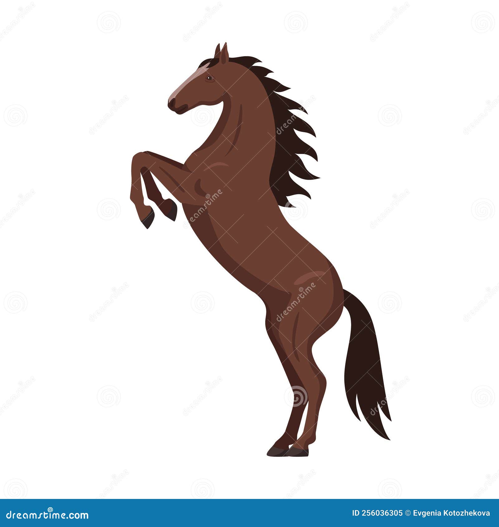 Ilustração vetorial de design de logotipo de cavalo pulando