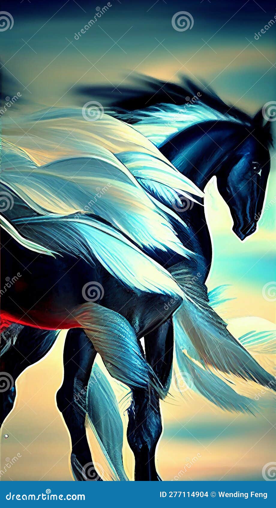 Arte e Decoração de Parede Desenho Da Cabeça De Cavalo