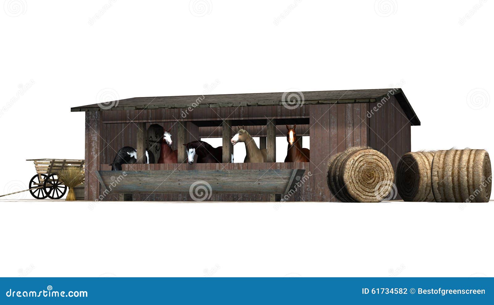 Cavalo De Trabalho Na Frente Do Celeiro Foto de Stock - Imagem de animal,  zoologia: 100606524