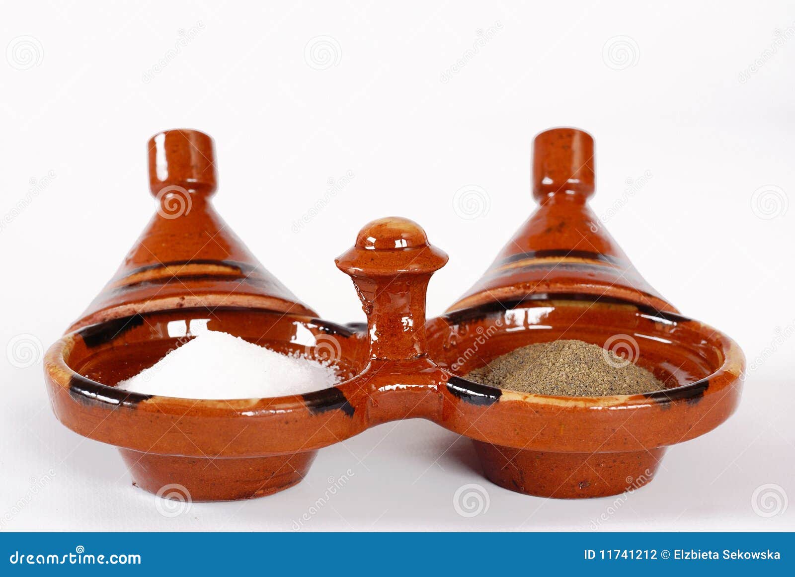 Autocollant De Sel Et De Poivre Illustration De Vecteur - Illustration