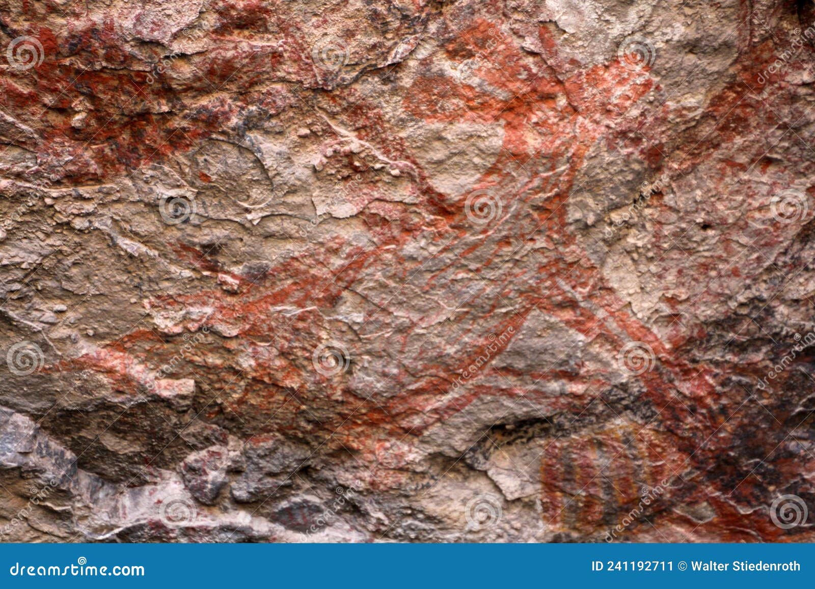 cave paintings in loreto cueva del raton, baja california sur, mexico