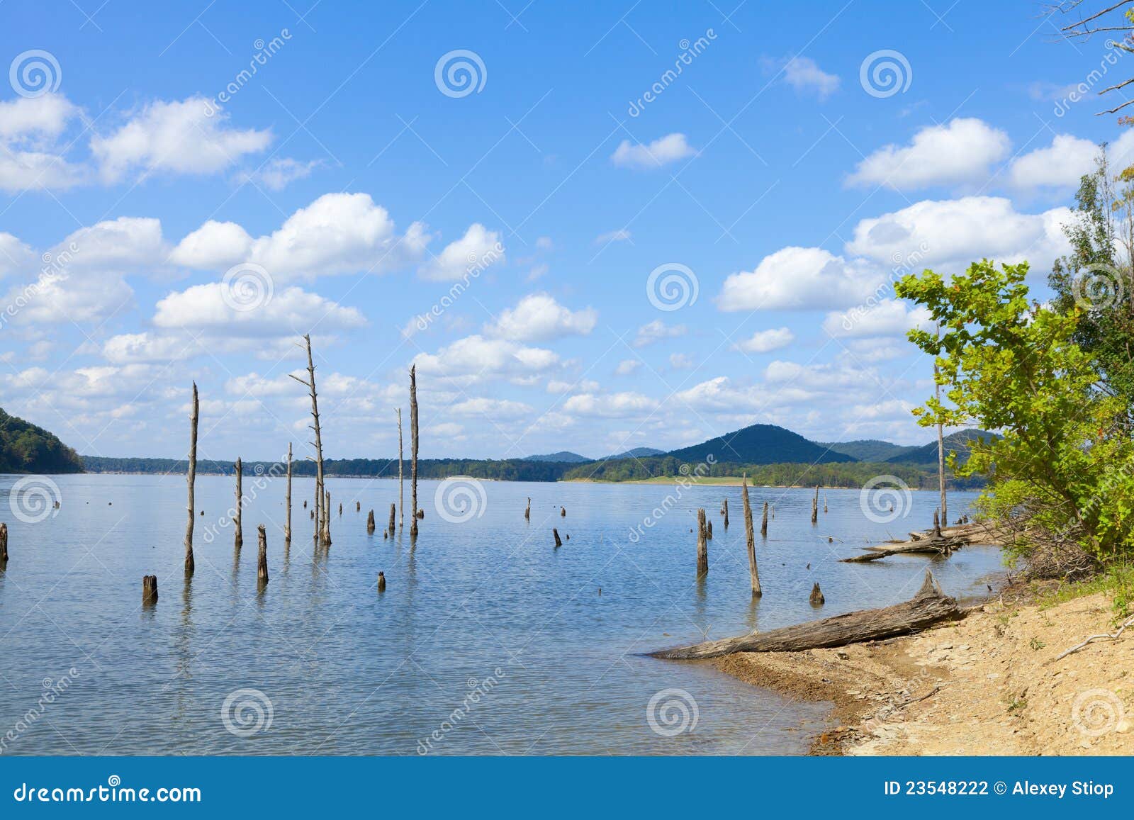 Cave Run Lake stock photo. Image of scenic, water, clouds 23548222