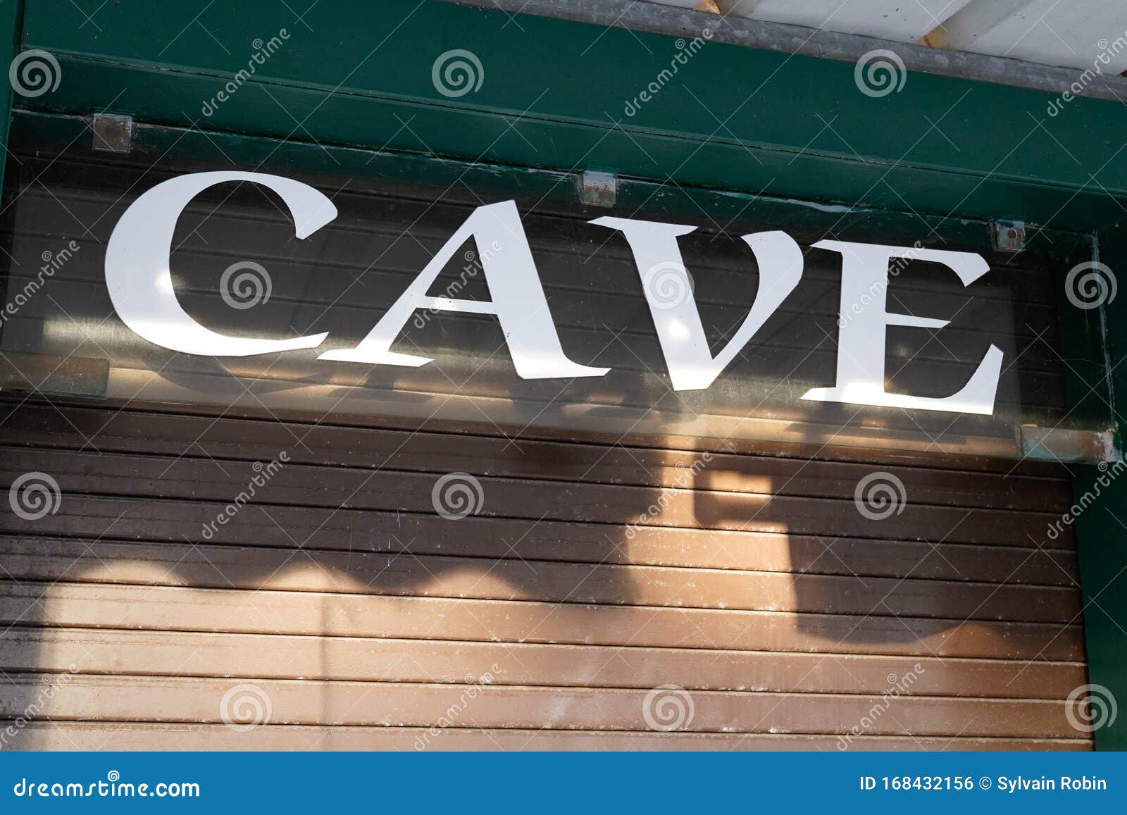Download Cave Sign Letters Wine Bar Showcase Outdoor Cafe Mockup Stock Photo Image Of Mockup Commercial 168432156