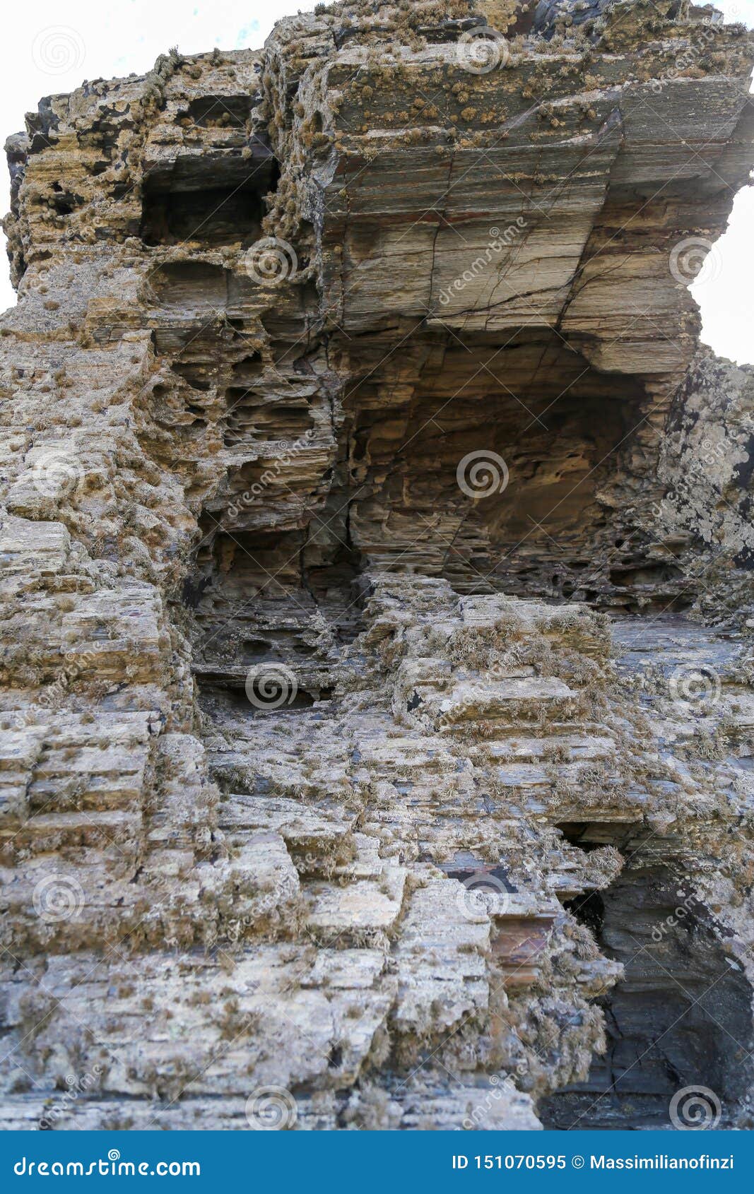 caves on top of the mountain, spain