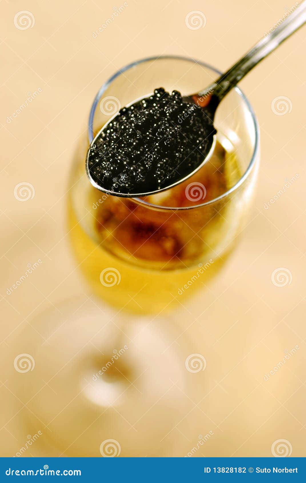 Caviar and champagne stock photo. Image of alcohol, dish 13828182