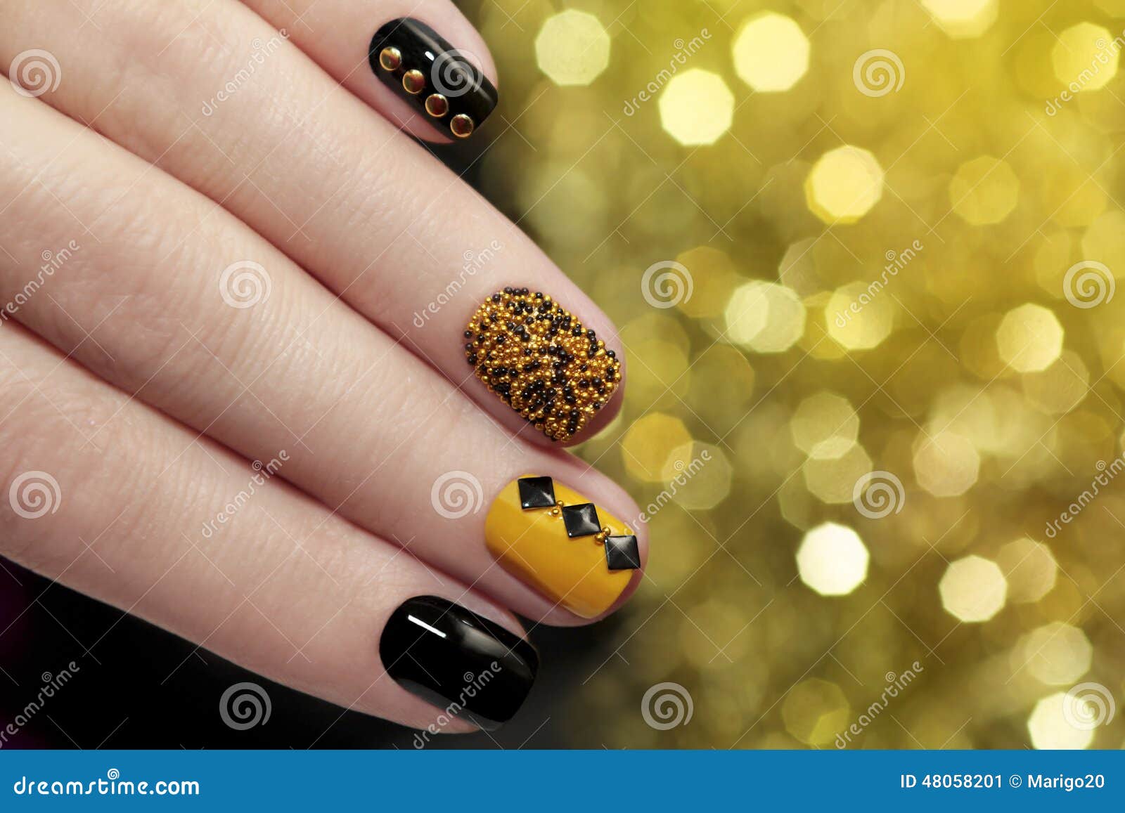 caviar manicure.