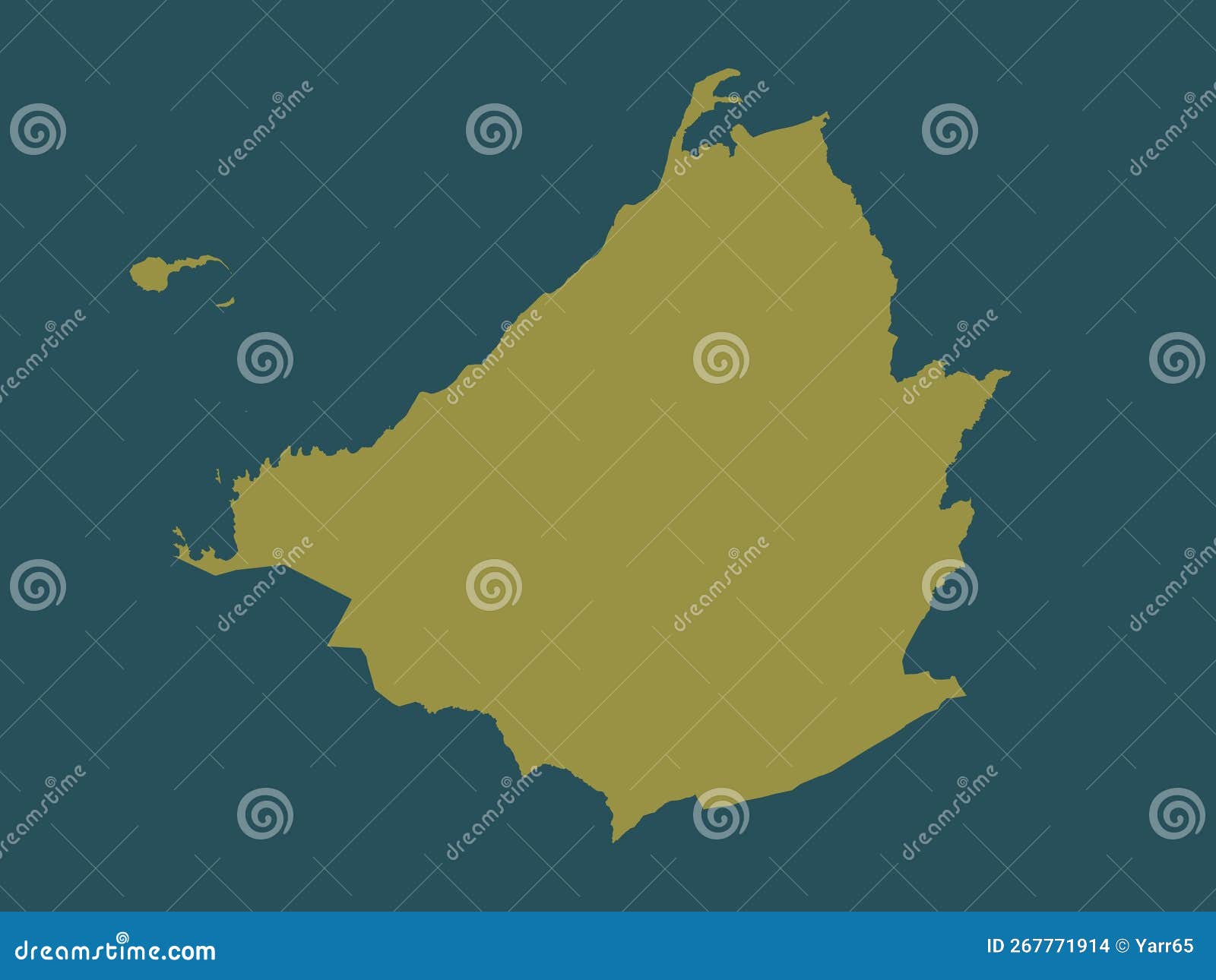 Cavite, Philippines. Solid. No Legend Stock Illustration Illustration