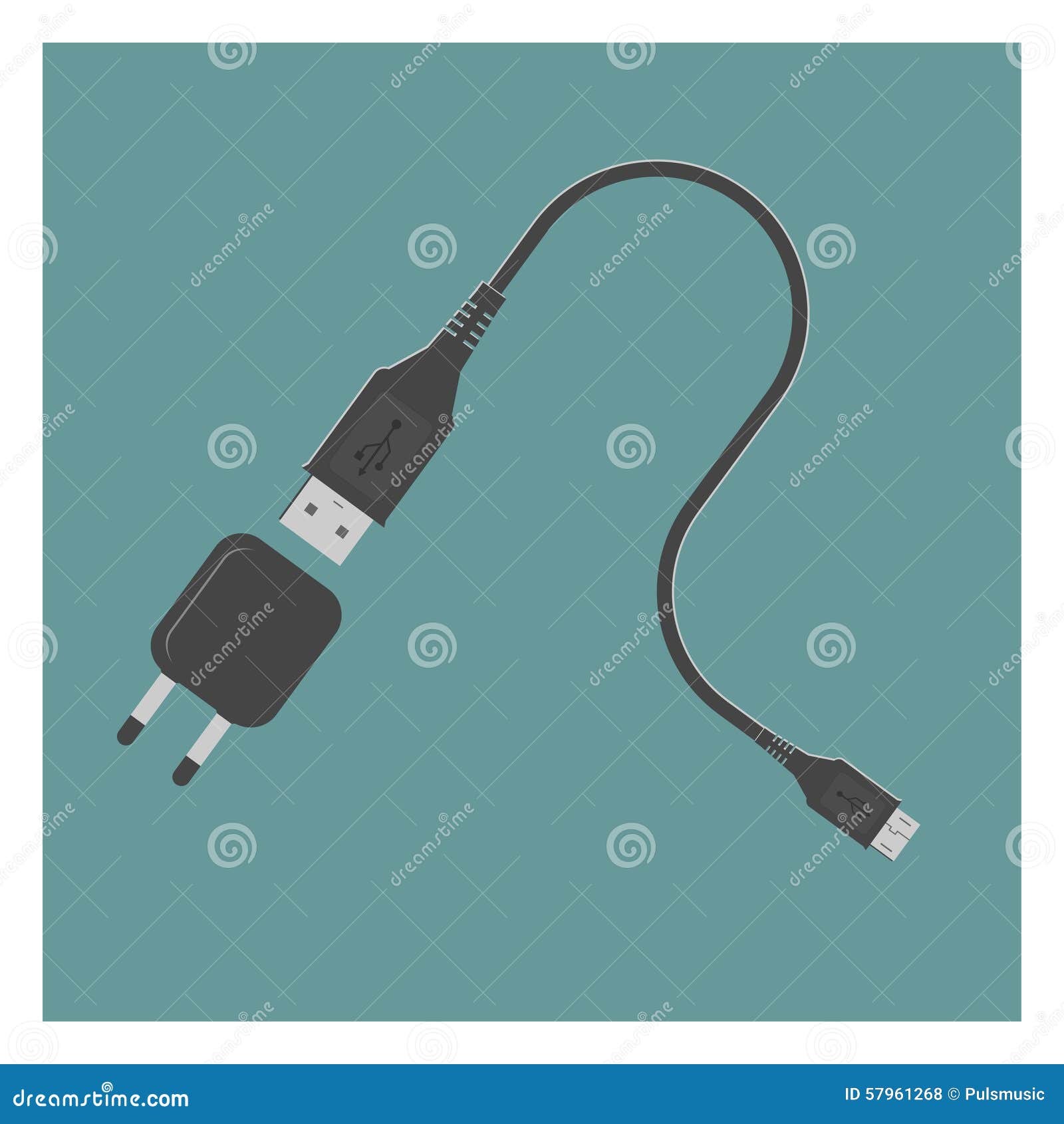 Cavo di USB ed adattatore di potere ENV 10, opacità