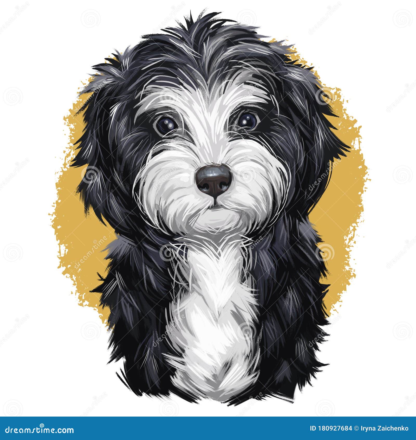Cavoodle Or Crossbreed Dog Offspring Of Poodle And Cavalier King Charles Spaniel Red Toy Cavoodle Puppy Hand Drawn Stock Illustration Illustration Of Friend Cavalier 180927684