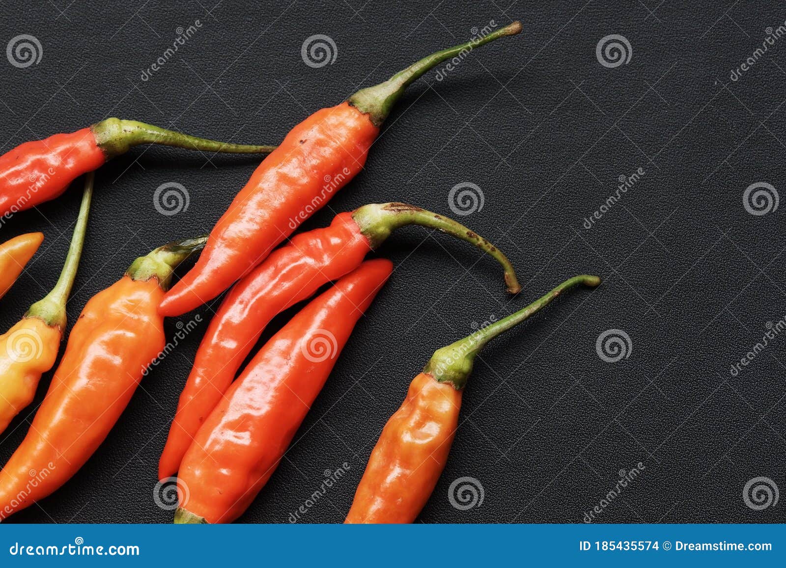 Cayenne Pepper Or Cabe Rawit In Indonesia On Blackc Isolated Background Stock Photo Image Of Isolated Ripe 185435574