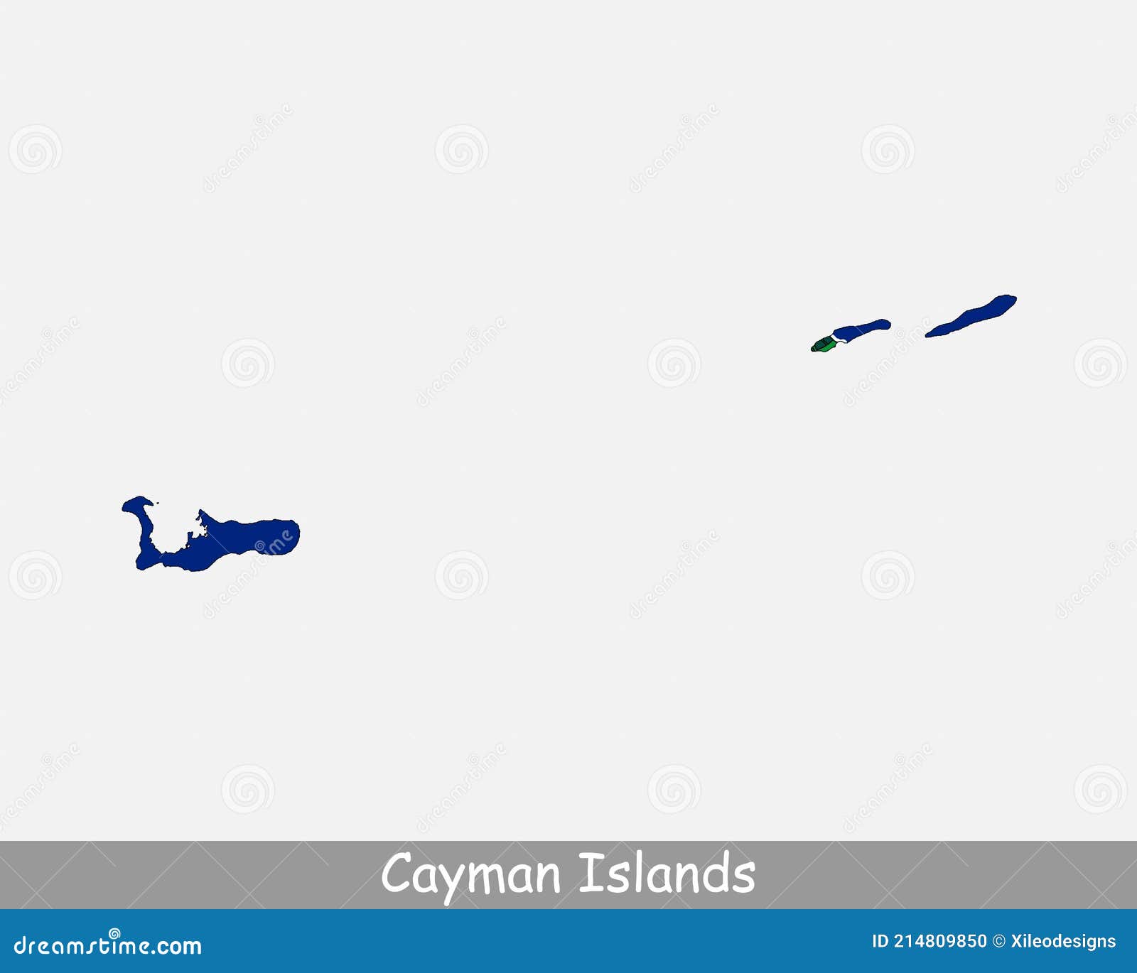 cayman islands flag. map of cayman islands, uk with the caymanian flag  on white background. british overseas territory, u