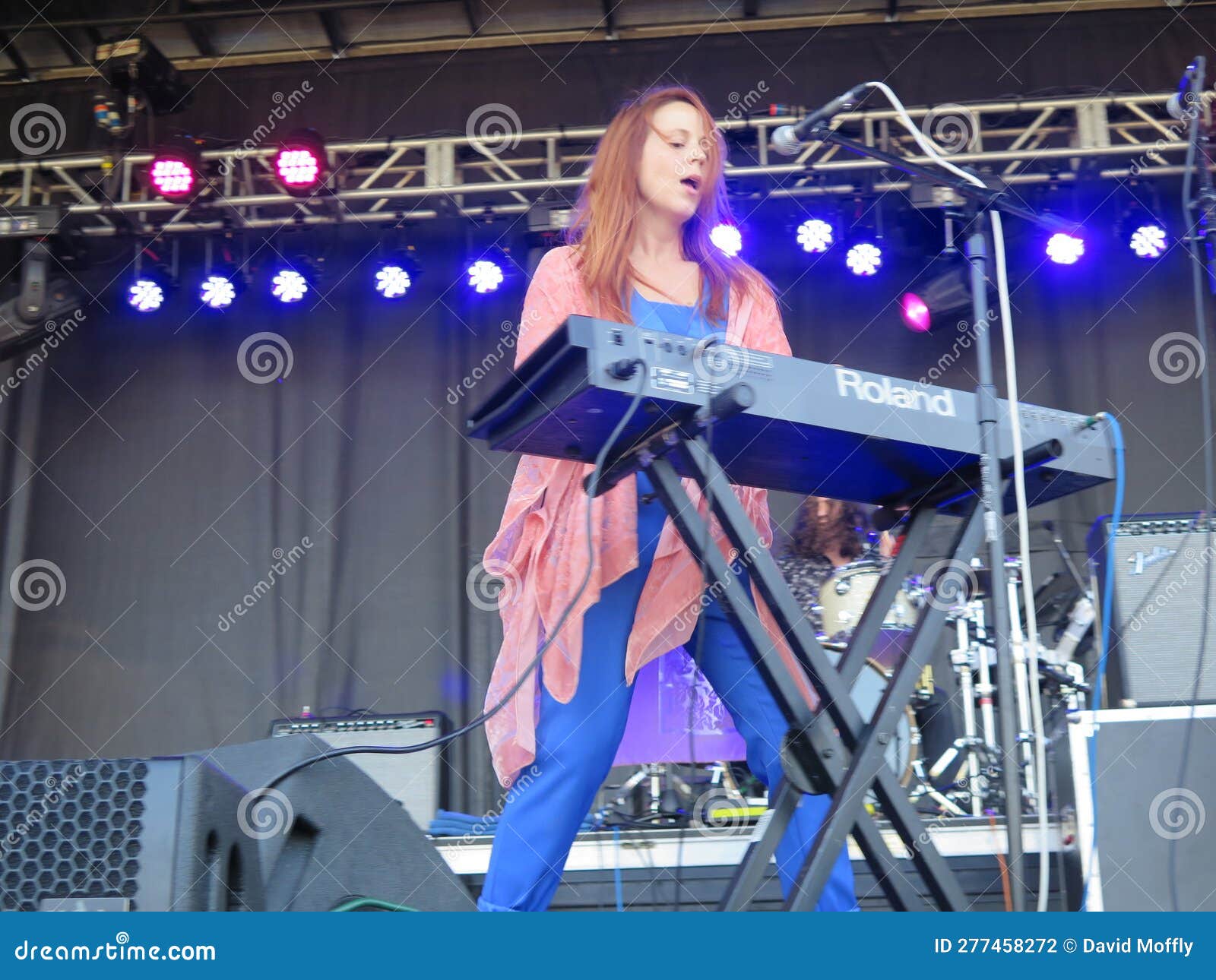 Savoir Adore in Concert at Cayuga Sound Festival Editorial Photography
