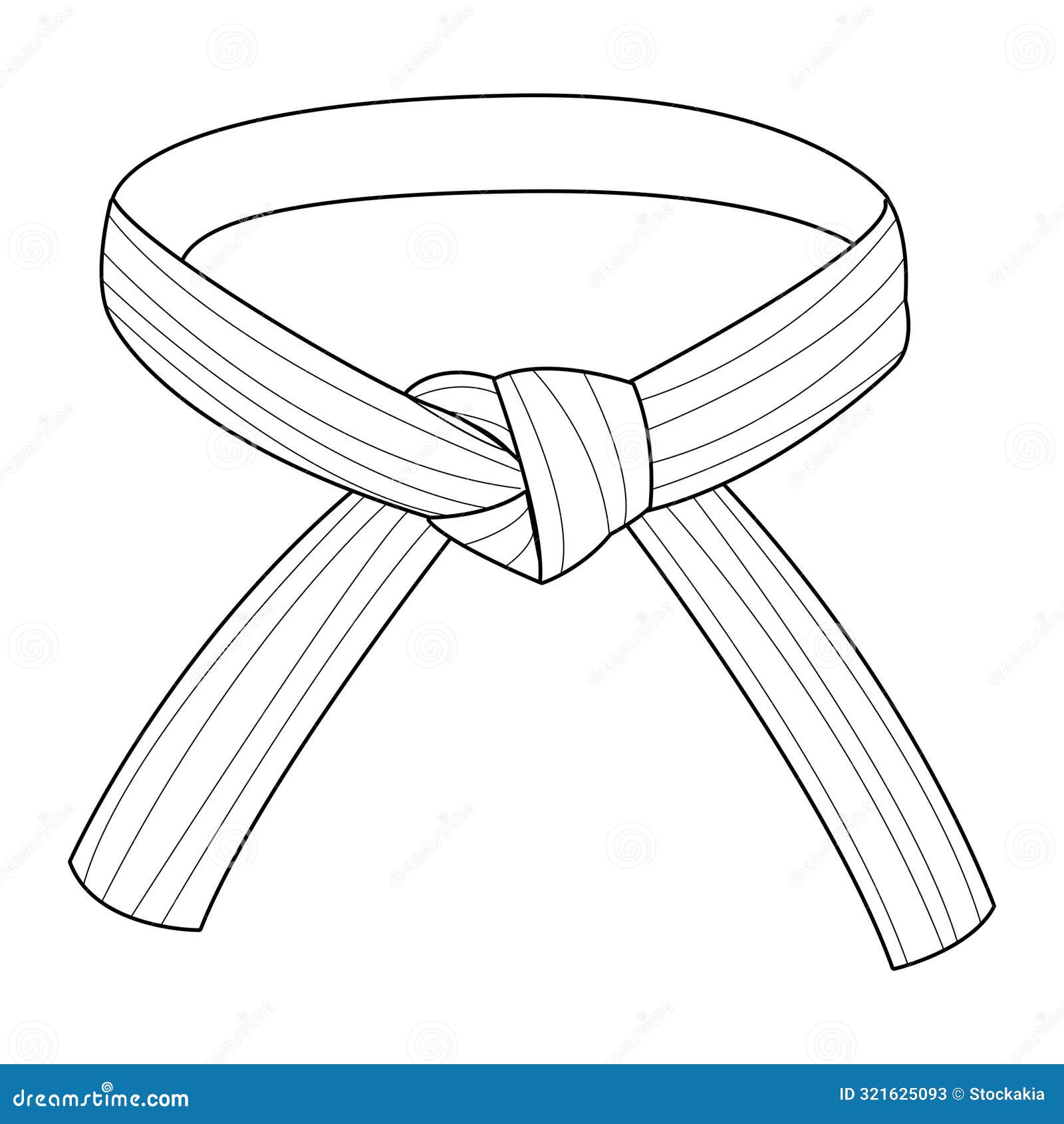 Martial Arts Belt. Karate, Taekwondo, Judo, Jujitsu, Kickboxing, Or