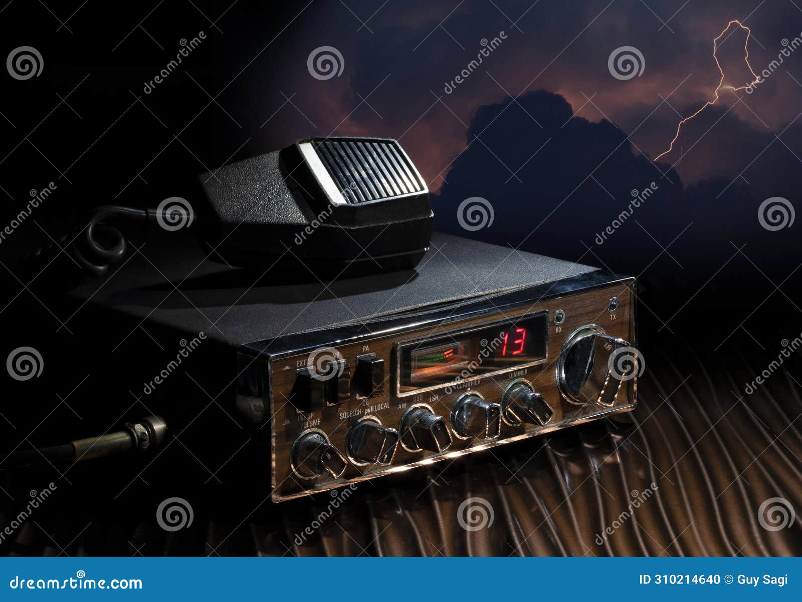 cb radio on channel 13 as a storm approaches