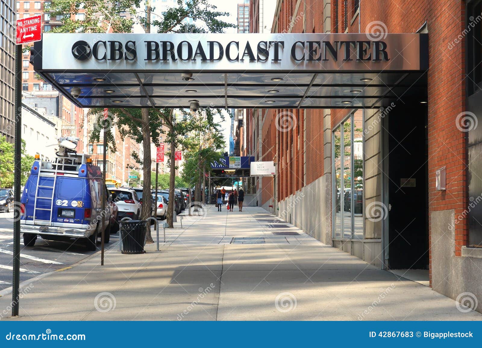 CBS Broadcast Center editorial stock photo. Image of broadcast 42867683