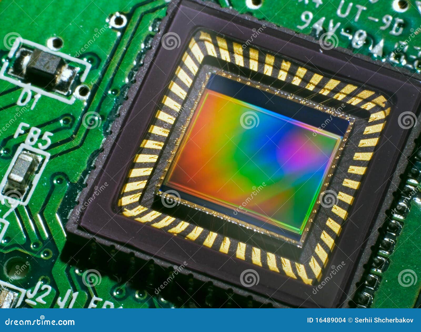 ccd sensor on a card