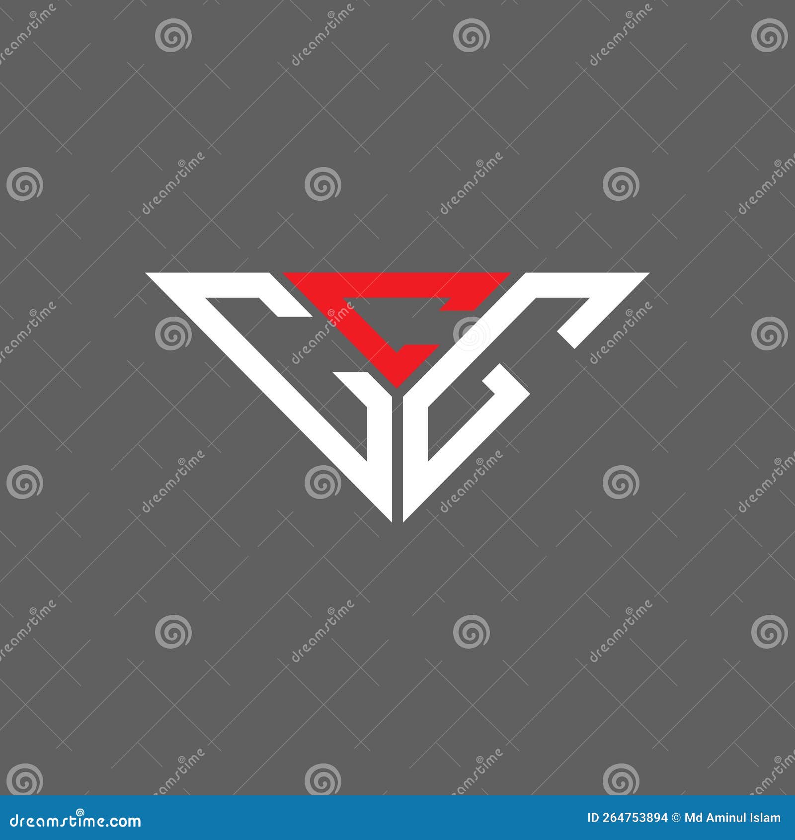 ccg letter logo creative  with  graphic,