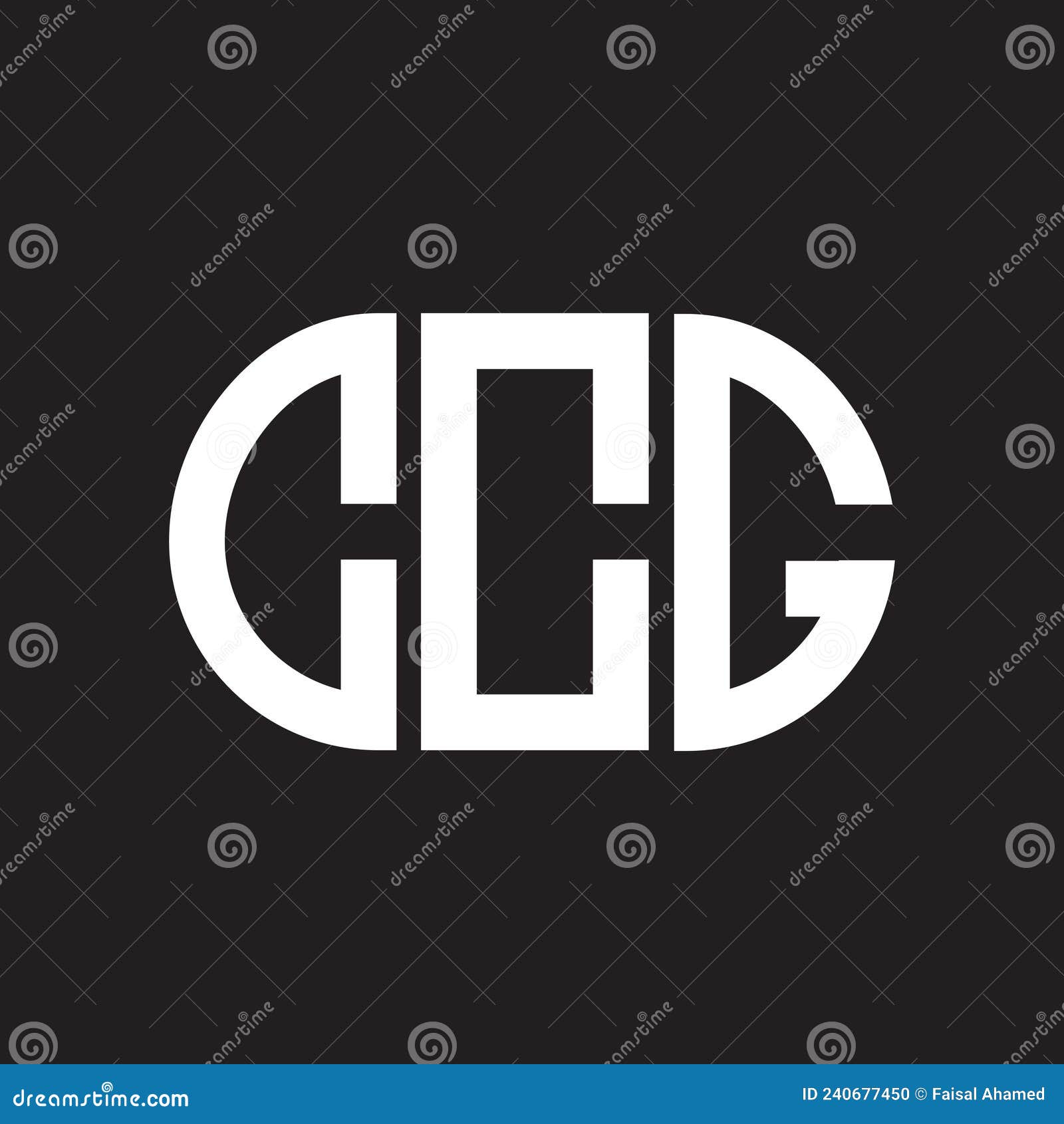 ccg letter logo  on black background. ccg creative initials letter logo concept. ccg letter 