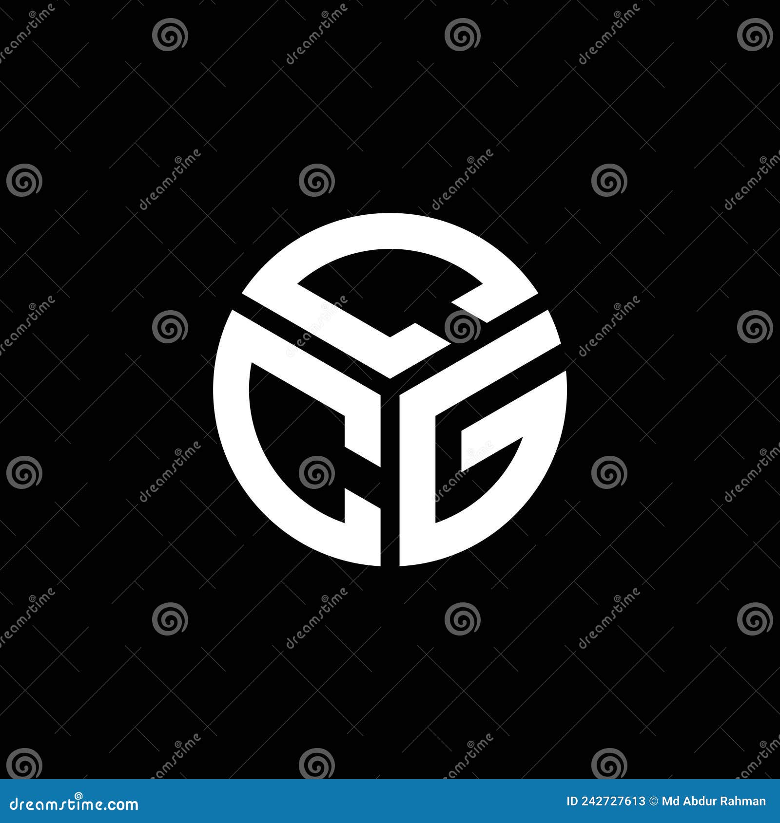 ccg letter logo  on black background. ccg creative initials letter logo concept. ccg letter 