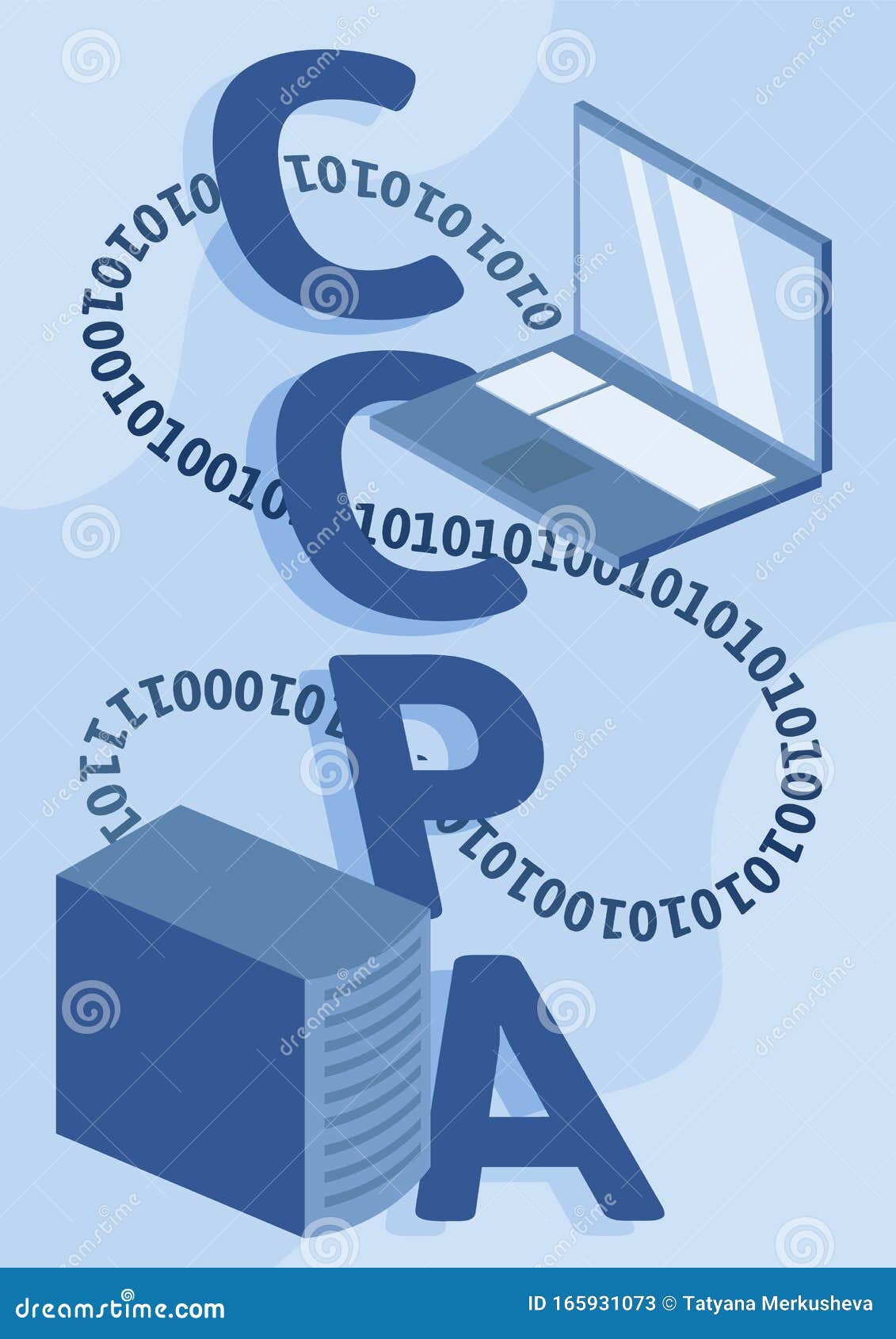 ccpa, california consumer privacy act background  . usa data security, consumer data protection. flat