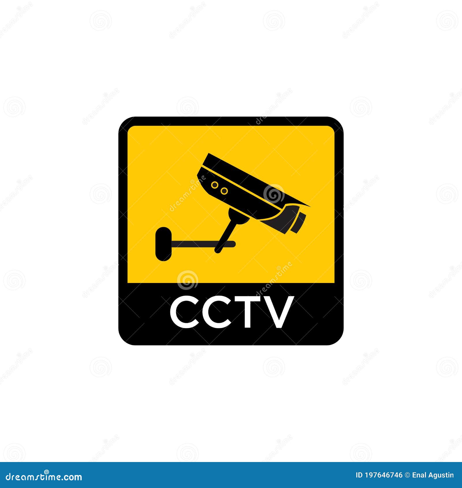 CCTV Camera Logo Design Template Stock Vector Illustration of graphic, equipment 197646746