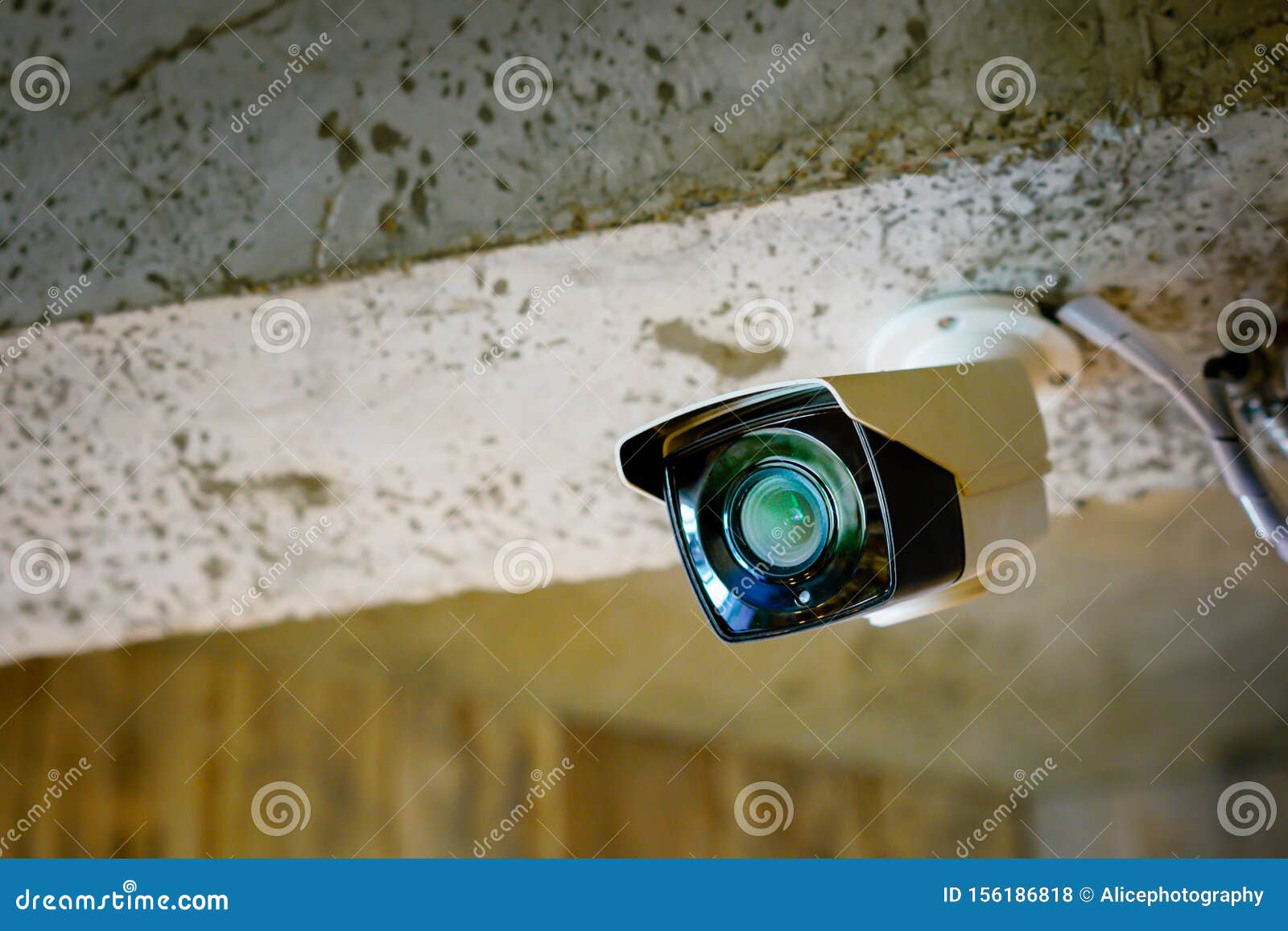 CCTV Camera in Office and Restaurant Stock Photo Image of video