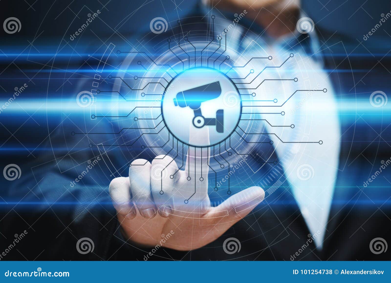 CCTV Camera Security System Business Technology Safety Concept Stock