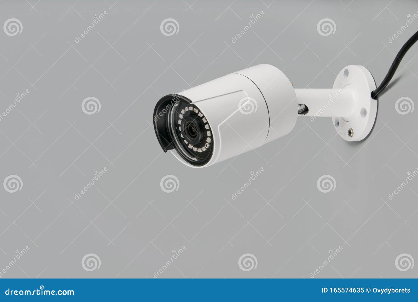 CCTV Camera. Security Camera on the Wall Stock Image Image of watching, protection 165574635