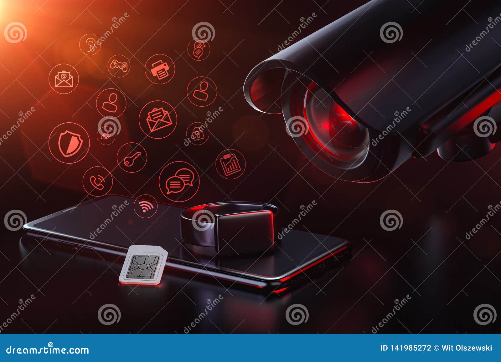 Cctv Invigilates Apps and Mobile Data Traffic. Privacy, Surveillance