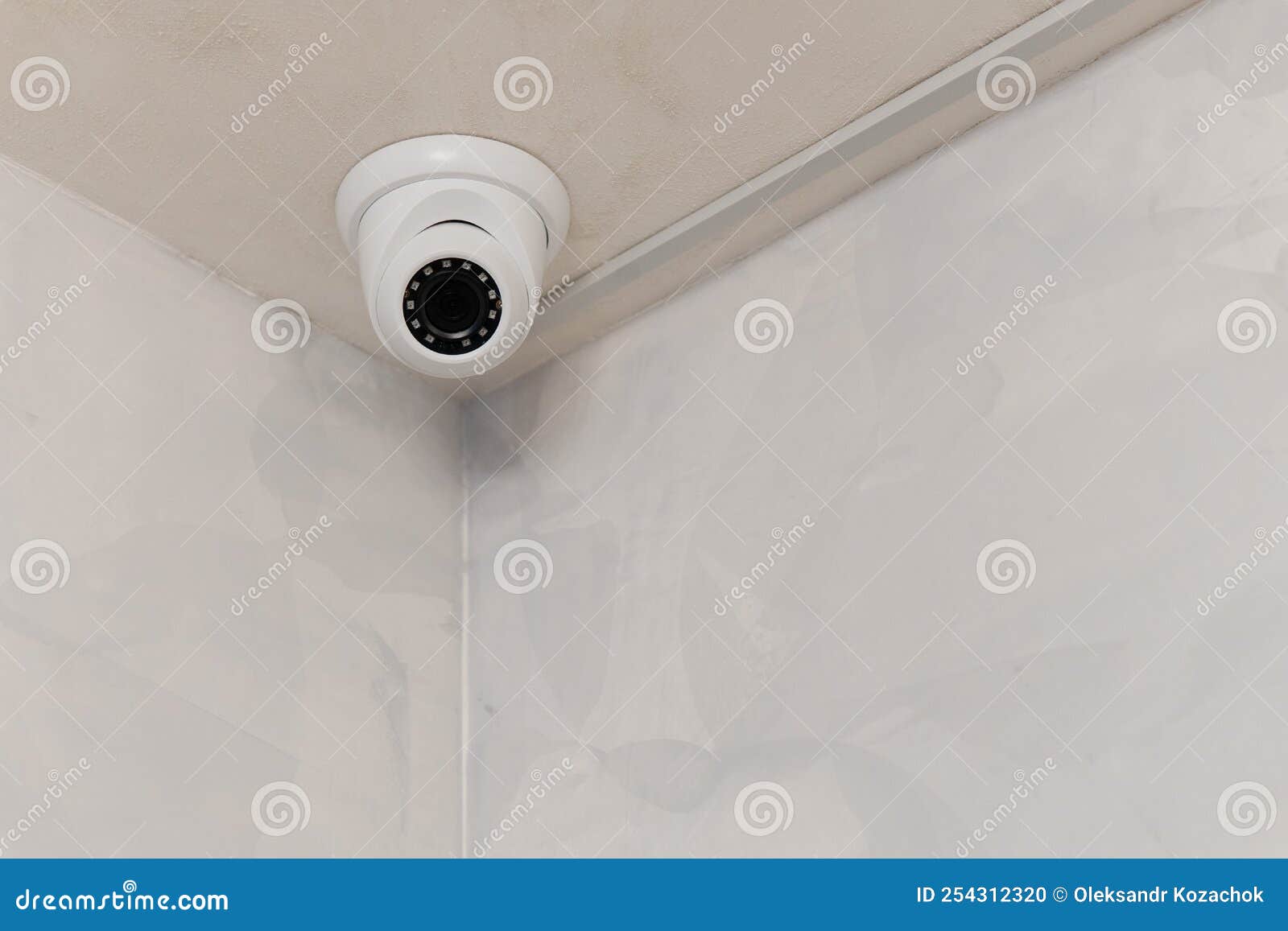 CCTV. Office Portable Surveillance Camera Stock Photo - Image of