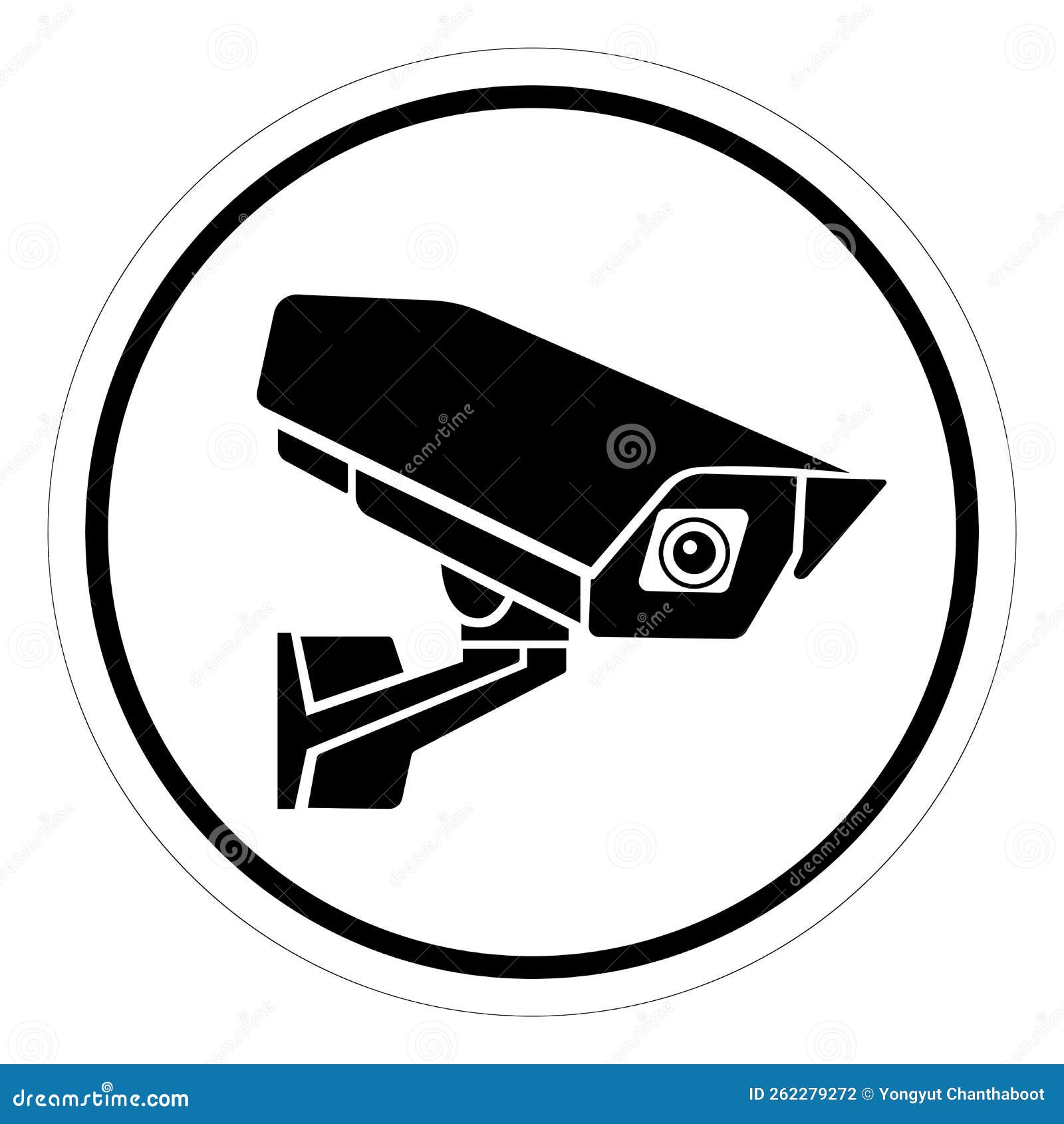 Cctv Símbolo De Cámara De Seguridad Símbolo De Signo De