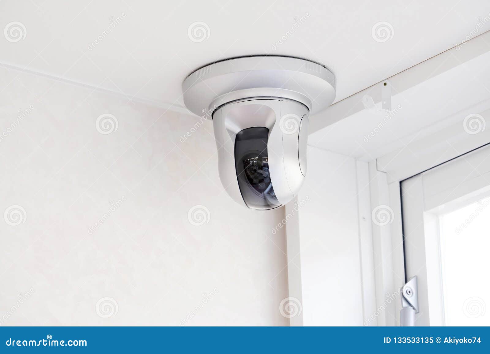 CCTV Security Camera on Ceiling Stock Image Image of japan