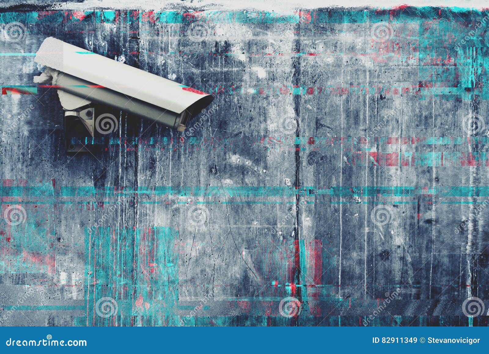 CCTV Security and Surveillance Camera Stock Image Image of control