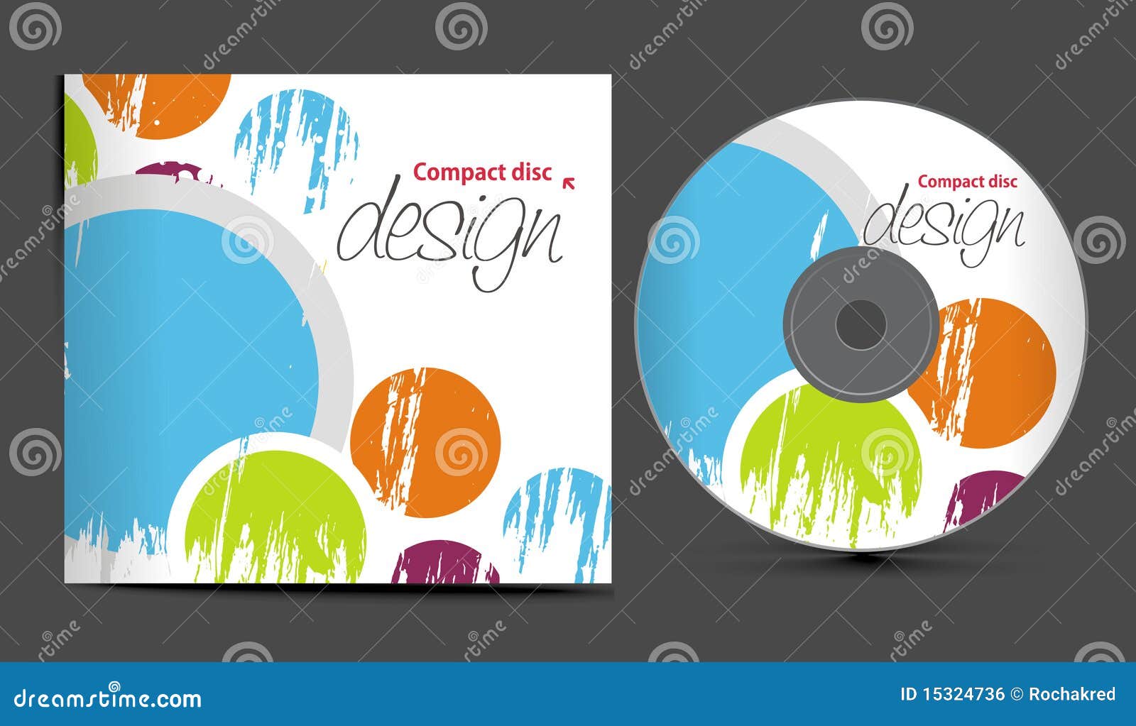 Cd Cover Design Stock Vector Illustration Of Data Modern