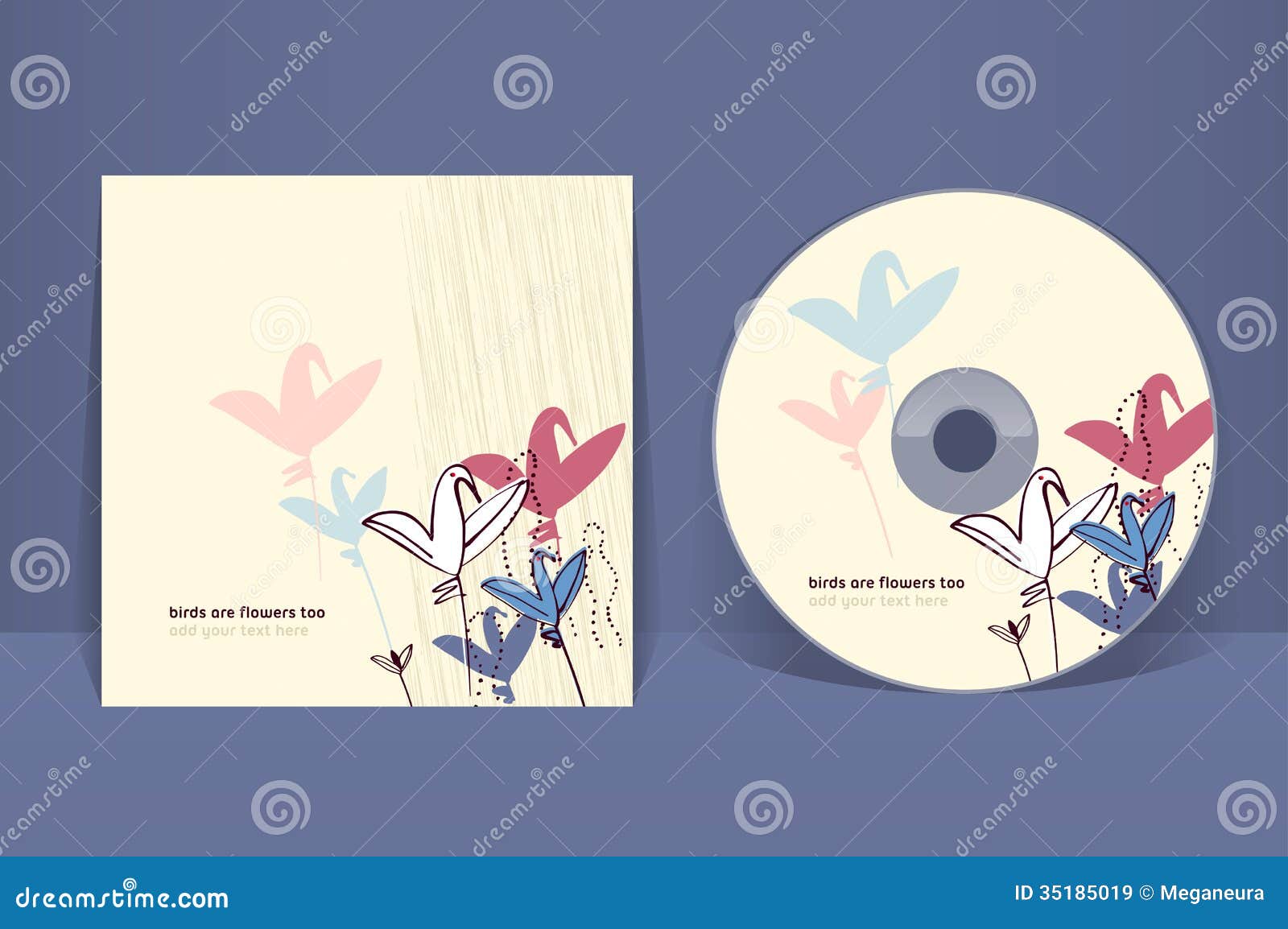 Cd Cover Design Template Stock Vector Illustration Of Layout