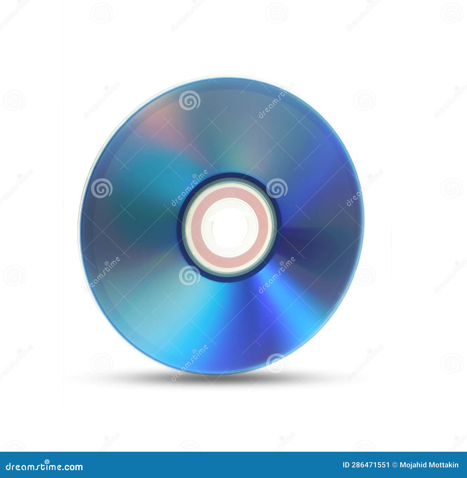Cd or dvd isolated stock image. Image of blue, electronics 286471551