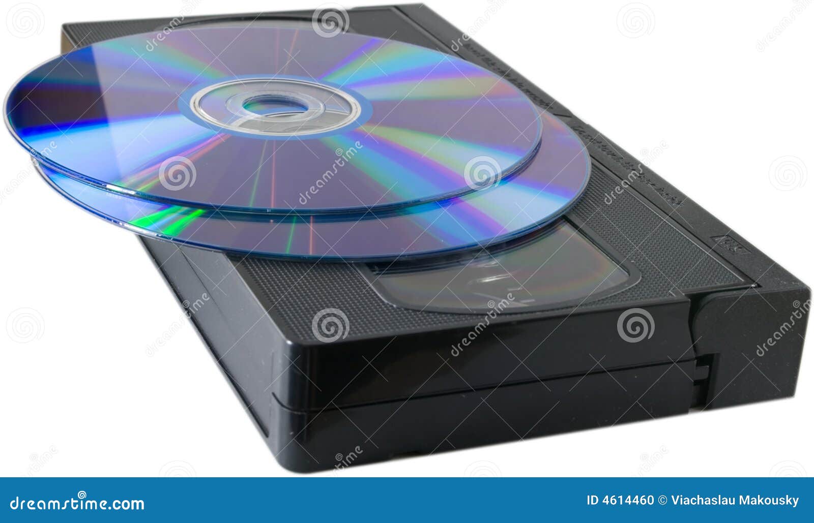 Cd et le tape2. Bande vidéo et dvd d'isolement