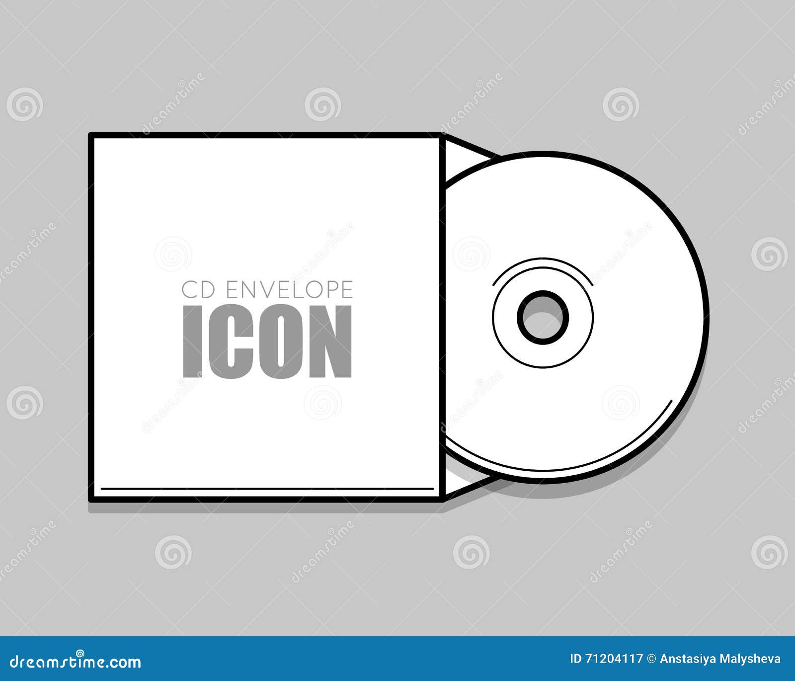 Cd Hullen Schablone Dwd Vektor Abbildung Illustration Von Schablone
