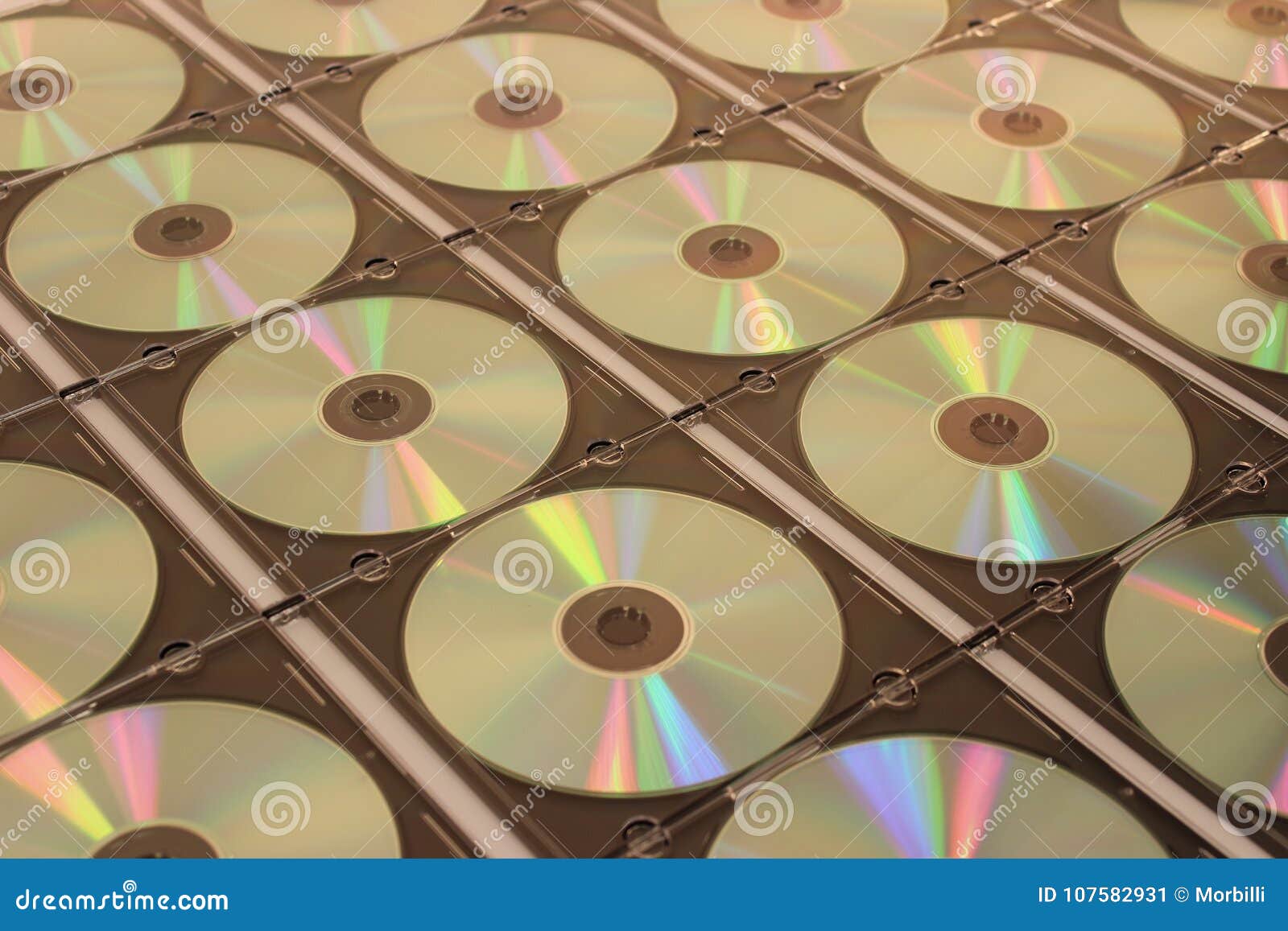 CDRom Discs in Plastic Boxes Stock Image Image of boxes, disc 107582931