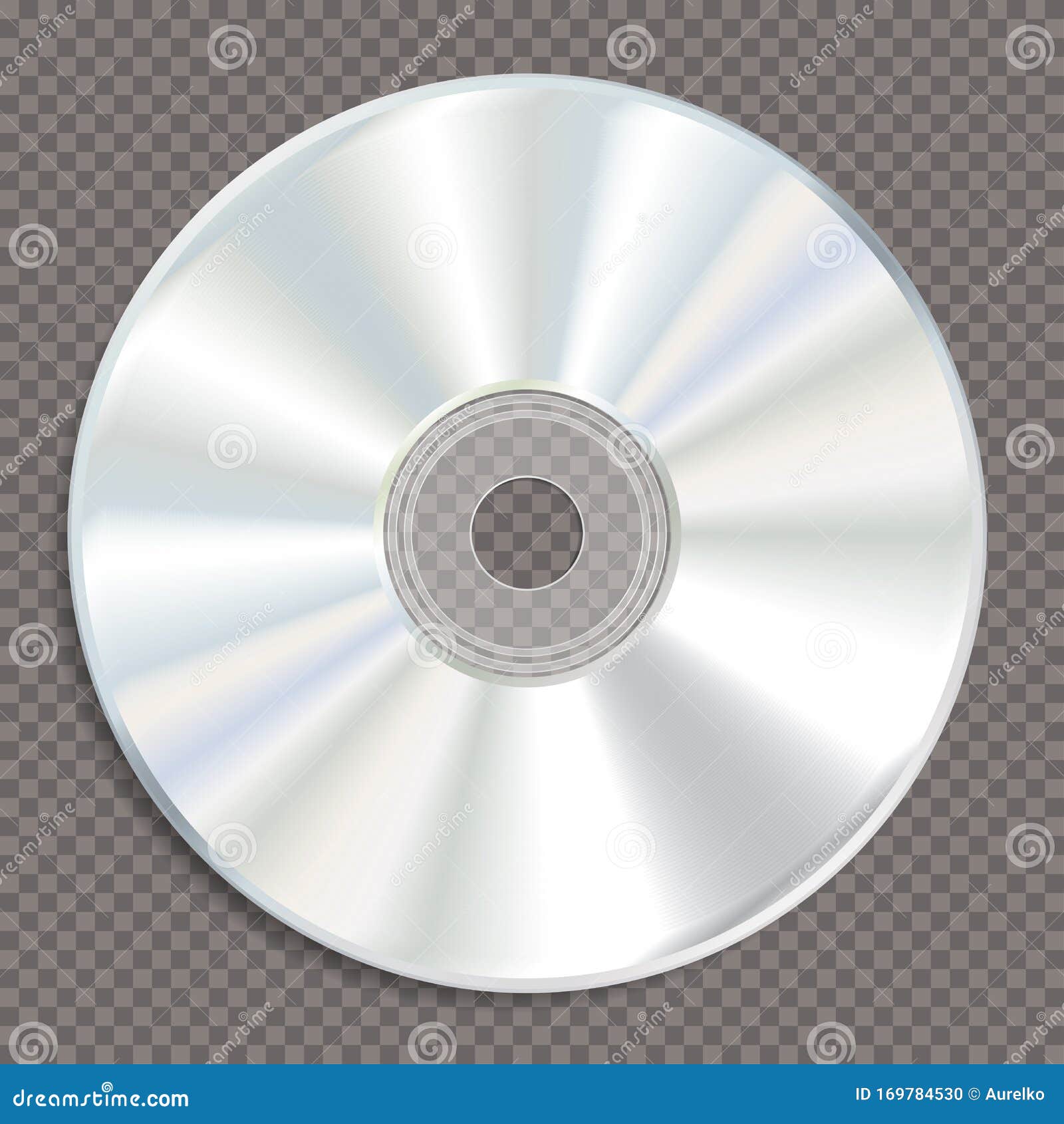 Cd vierge de disque illustration de vecteur. Illustration du rond -  169784530