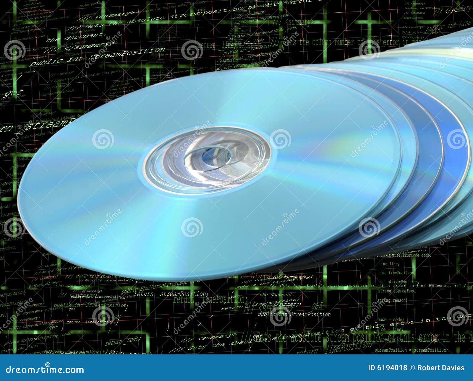 Cds Dvds Isolated Stock Photo 62613808